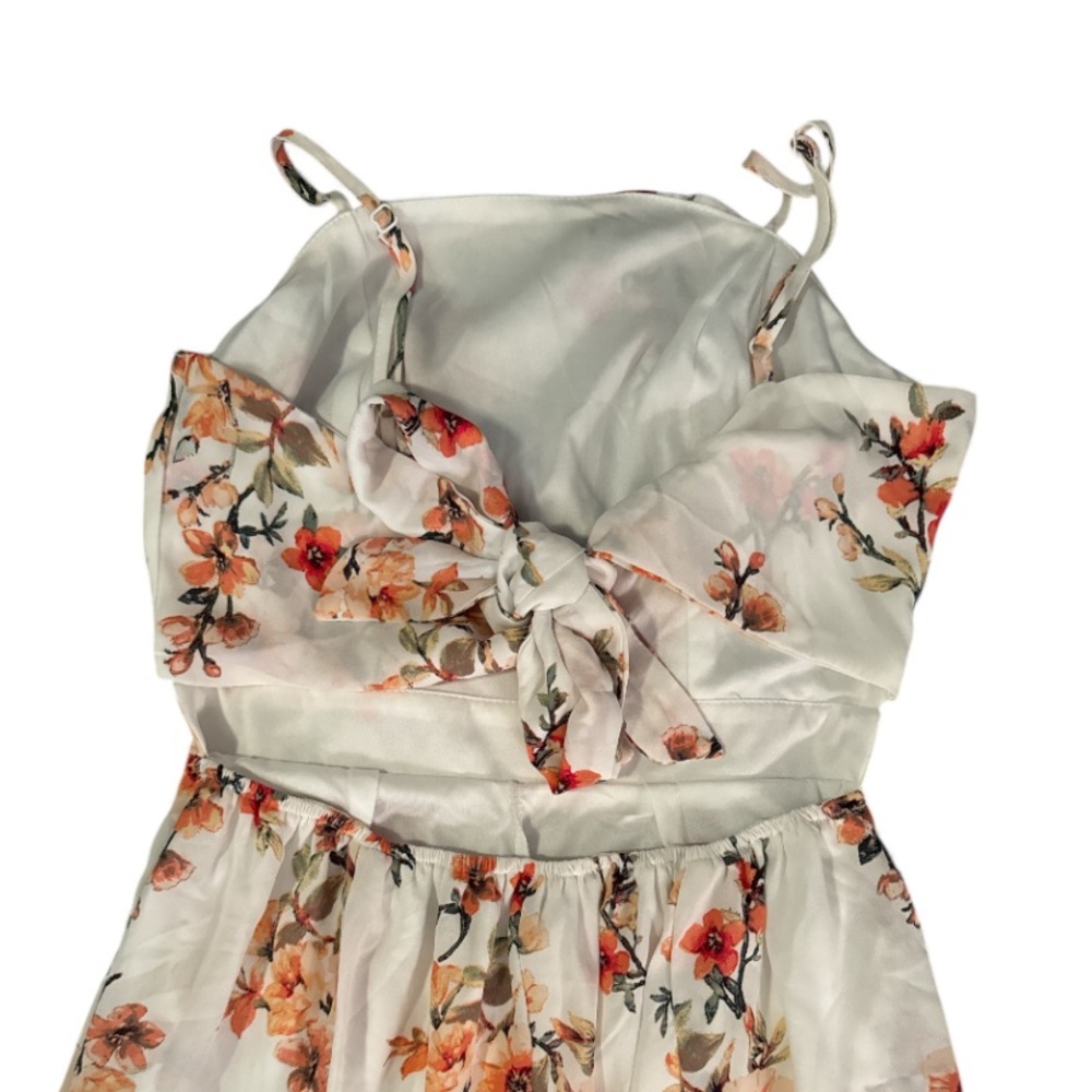 Floral Flair Jumpsuit (ivory) with pockets from NanaMacs/Wishlist Apparel SMALL - Picture 8 of 16